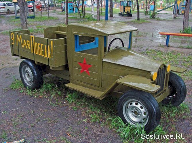 Детские автомобили своими руками