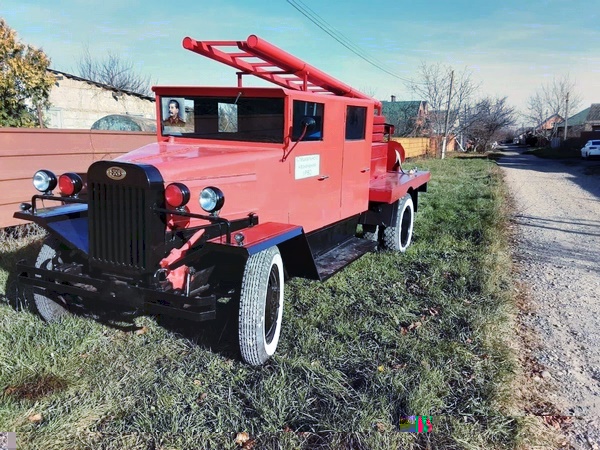 Пожарный автомобиль. ГАЗ-АА (1946 г. в.)