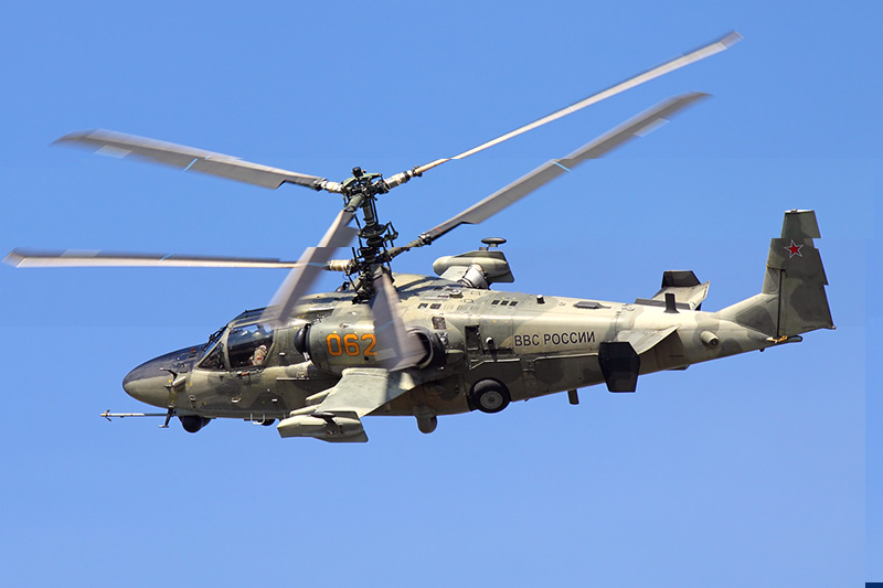 Ка-52 Аллигатор - разведывательно-ударный вертолёт